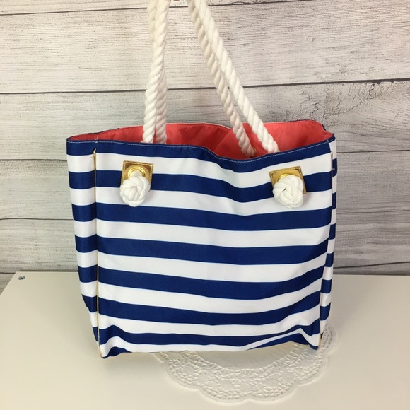 preppy beach bag